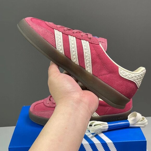 Adidas Gazelle Indoor Pink Cloud White For Women - Picture 2 of 7